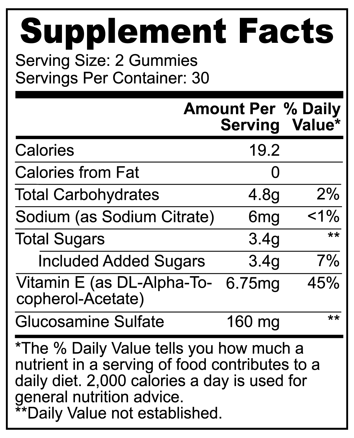 Joint Support Gummies (Adult)